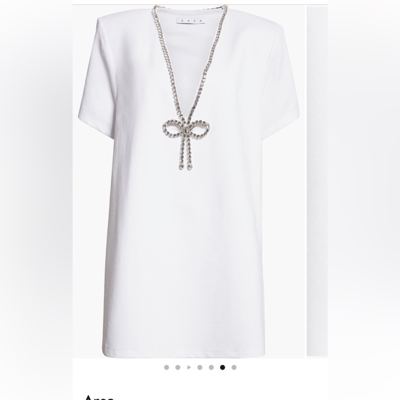 Area

Crystal-Embellished Shirt Mini Dress - Picture 2 of 7